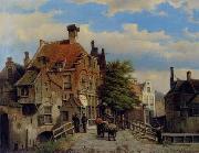 unknow artist European city landscape, street landsacpe, construction, frontstore, building and architecture. 329 France oil painting reproduction